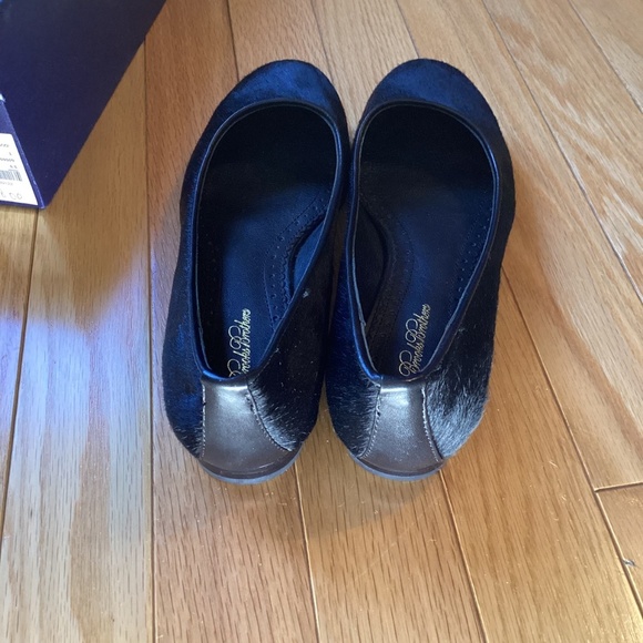 Brooks Brothers Black Calf Hair Ballet Flats size 6.5 New in box - Picture 5 of 11